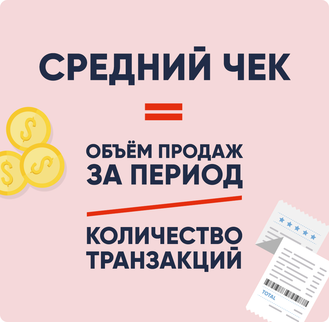 Как посчитать средний чек продаж